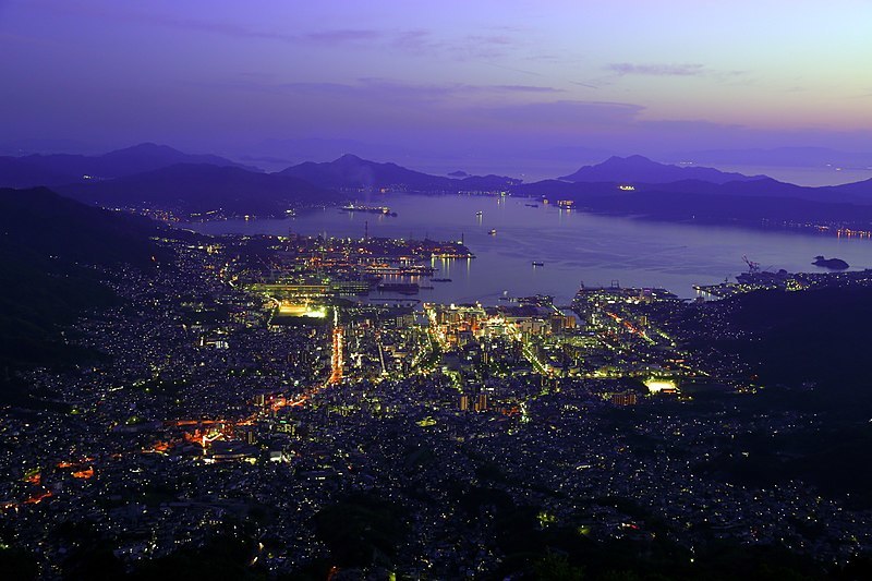 Hiroshima Night View from Mt. Haigamine