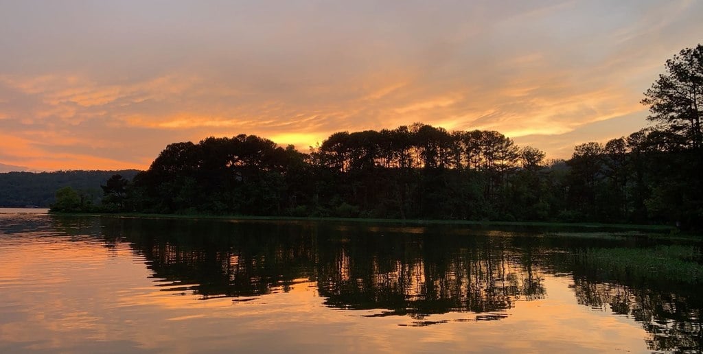 Sunset Over the Coosa River