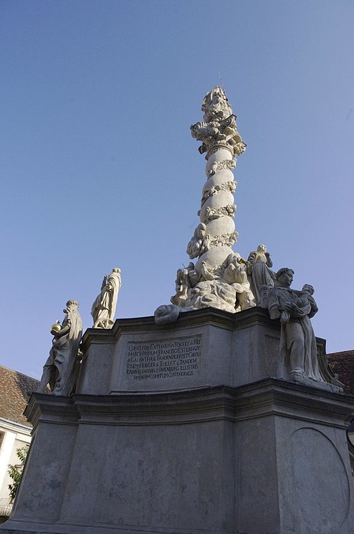 Sopron, Hungary - Holy Trinity Column, Main Square
