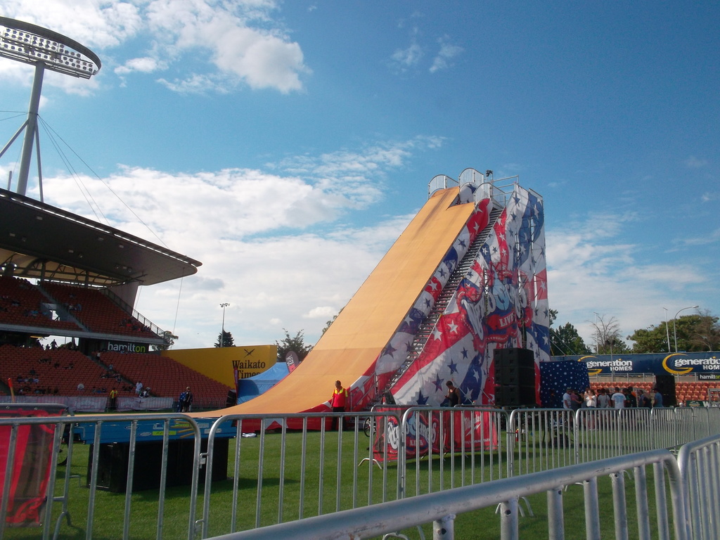 Catch the excitement of watching an event like Nitro Circus at the Waikato Stadium!