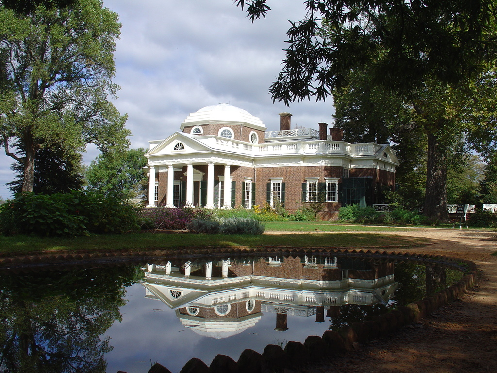 Monticello reflected