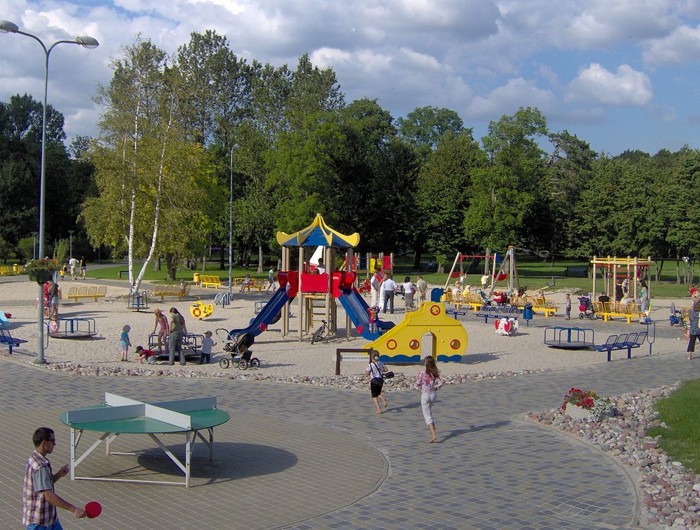 Playground in Liepaja Seaside Park
