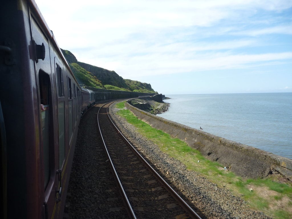SRPS Cumbrian Coast Railtour 2018 : Heading South Towards Redness Point