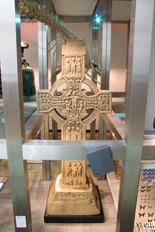 The celtic cross in the Window on Our World Zone