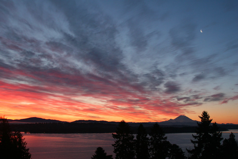 Sunrise over Lake Washington