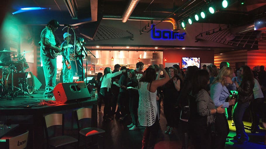 Live music at a restaurant