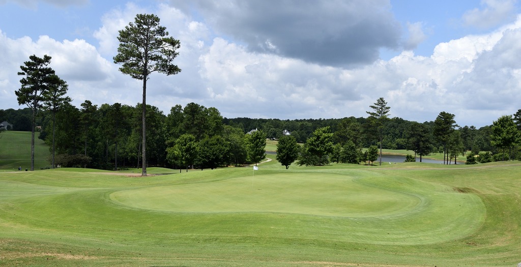 Challenging game of golf