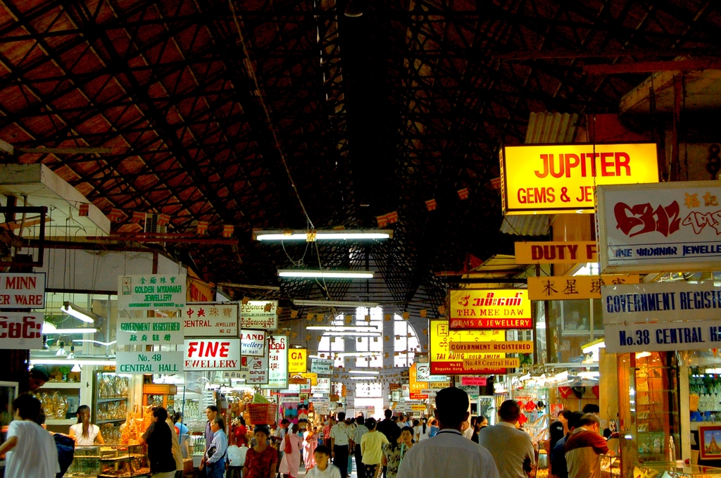 Jewellery Market, Yangon, Myanmar