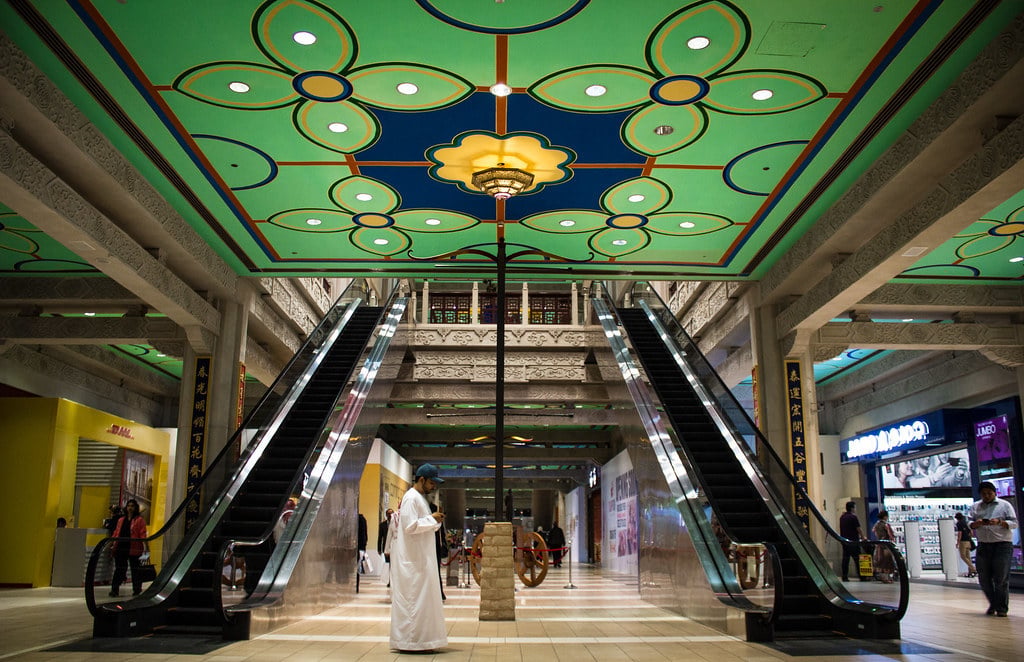 Roof Artwork - China Court, Ibn Battuta Mall, Dubai