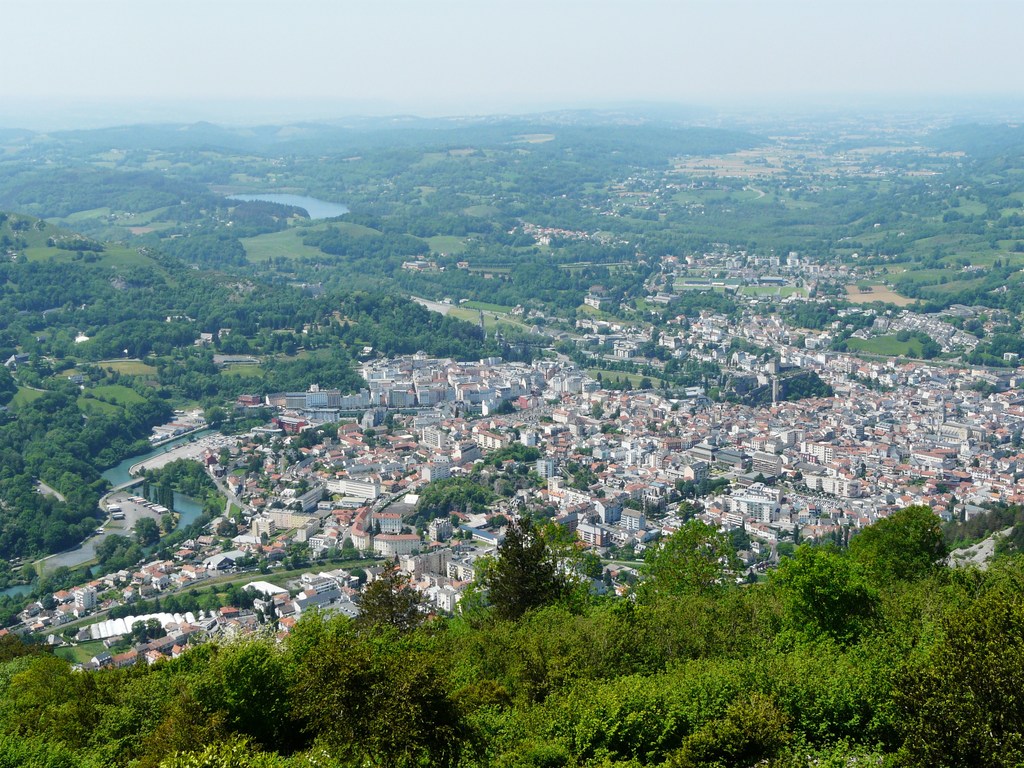 Lourdes depuis Pic du Jer
