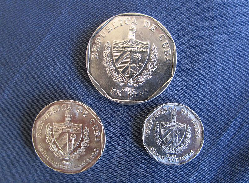 Monedas Cubanas - Obverso