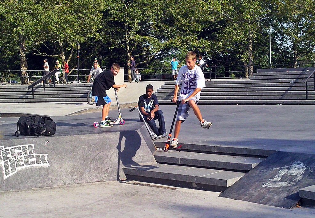 Corona Park skatepark in Queens