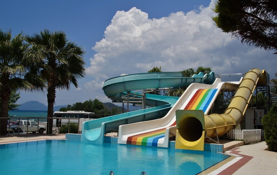 Slides sitting side-by-side