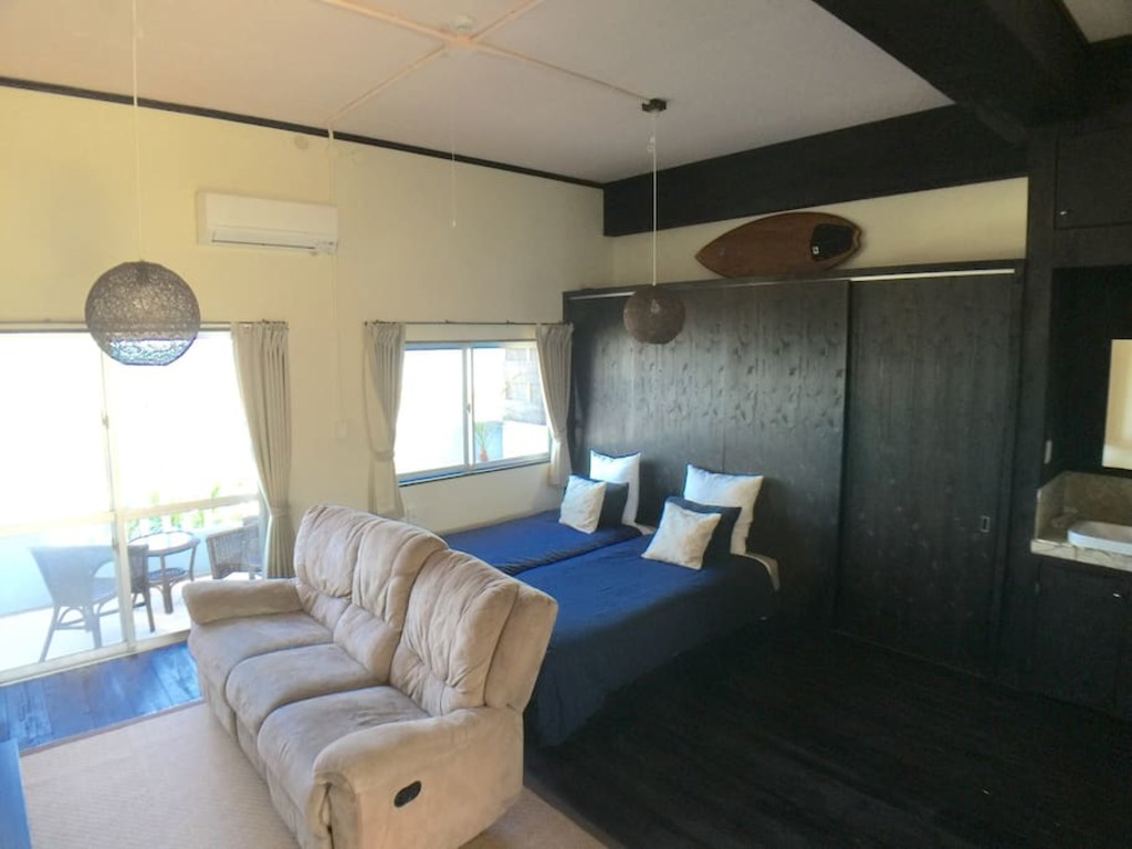 Ocean front large studio