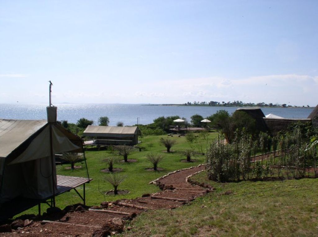 Ngamba Island Chimpanzee Sanctuary - The camp