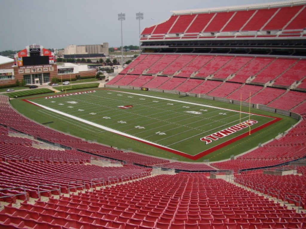 Papa John's Cardinal Stadium after expansion in 2010