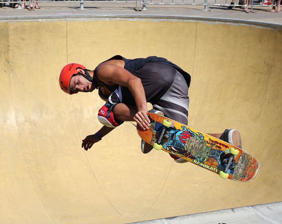 1 skate boarding