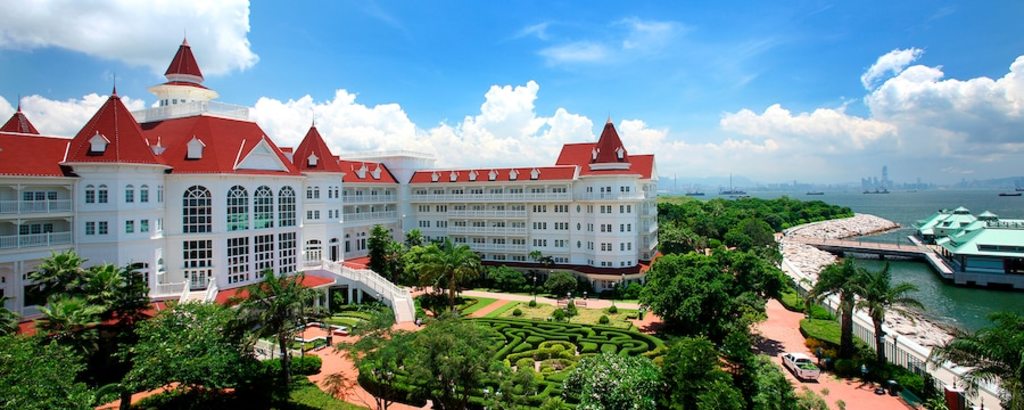 The Hong Kong Disneyland Hotel is full of grand Victorian elegance