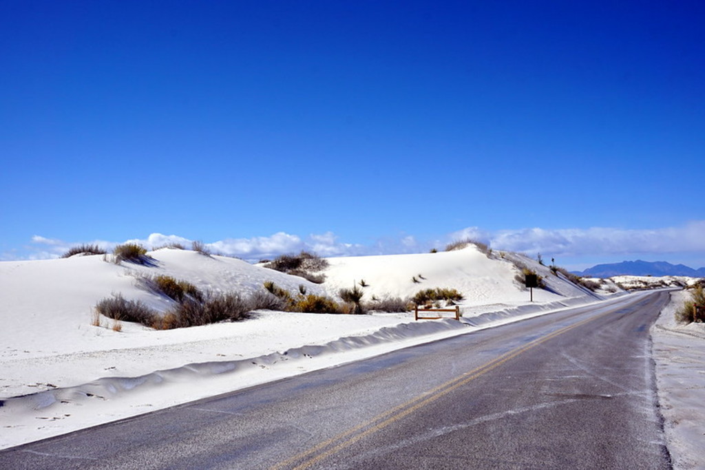 Dunes Drive at White Sands National Park, New Mexico