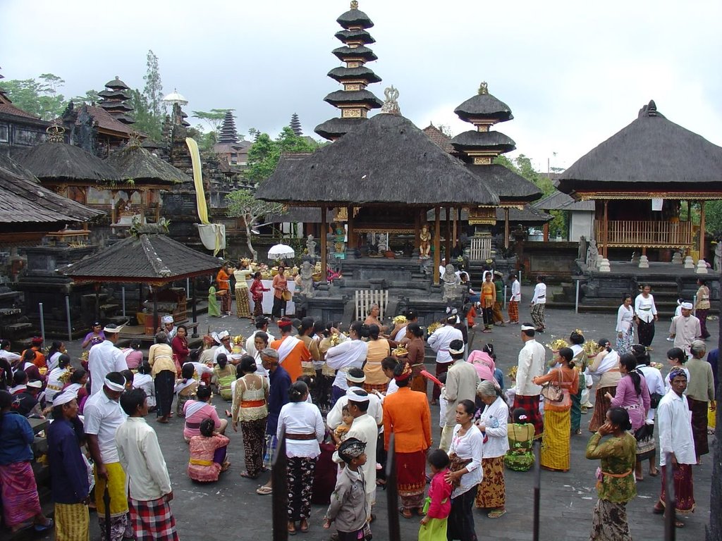Festival Gathering Besakih Bali