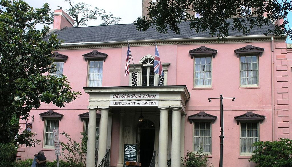 The Olde Pink House in Savannah, Georgia