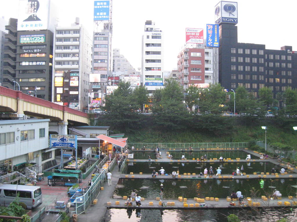Ichigaya fishing pond in 2008