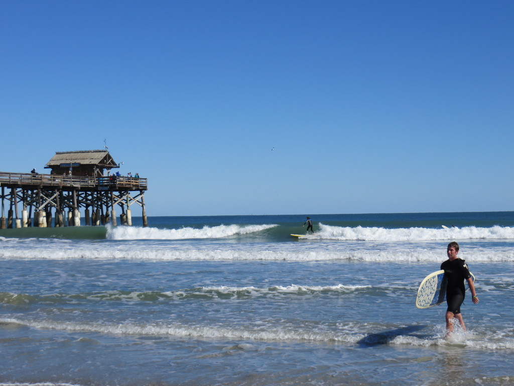 Surfing at the Cocoa Beach Pier (Cocoa Beach, Florida) 003