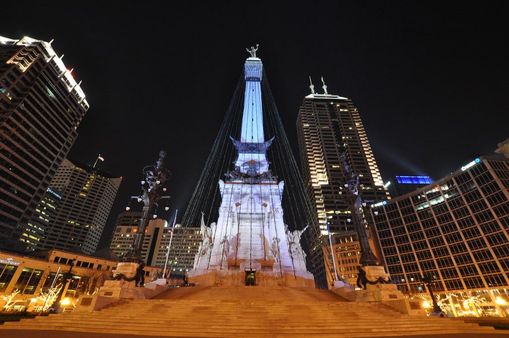 Soldiers and Sailors Monument at Monument Circle