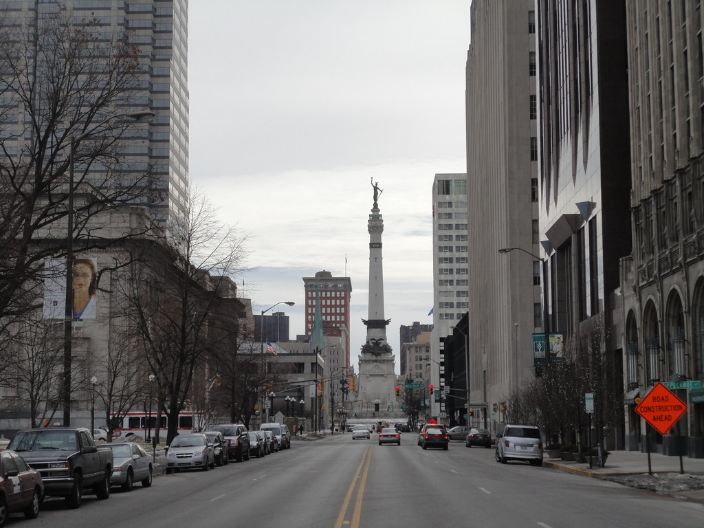 Monument Circle from the South Again