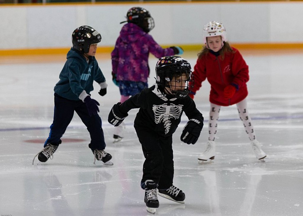 Ice skating
