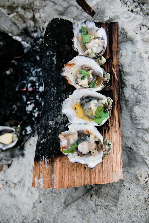 Fresh oysters 