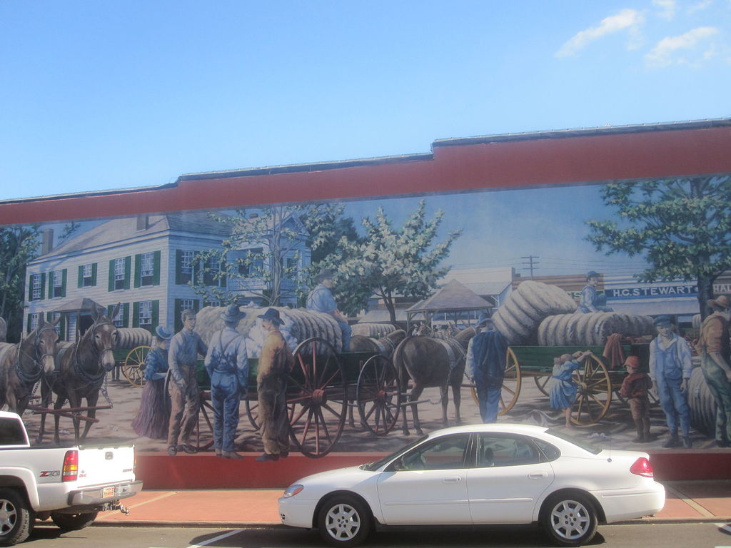 Pioneer mural in Magnolia, AR IMG 2310