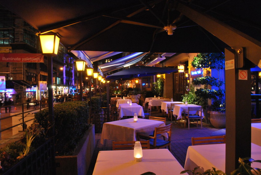 Blue Water Cafe patio