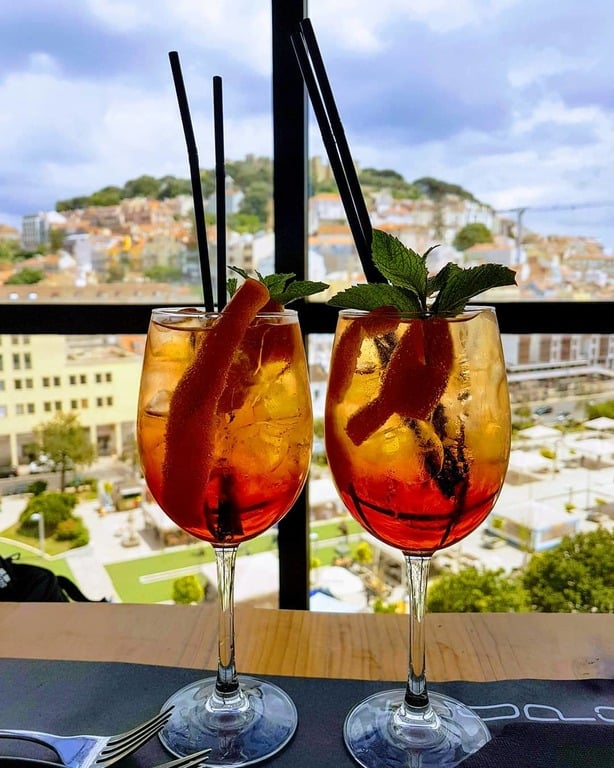 things to do at night in lisbon | enjoy amazing cocktails at topo martim moniz