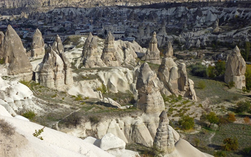 Fairy chimneys in Cappadocia