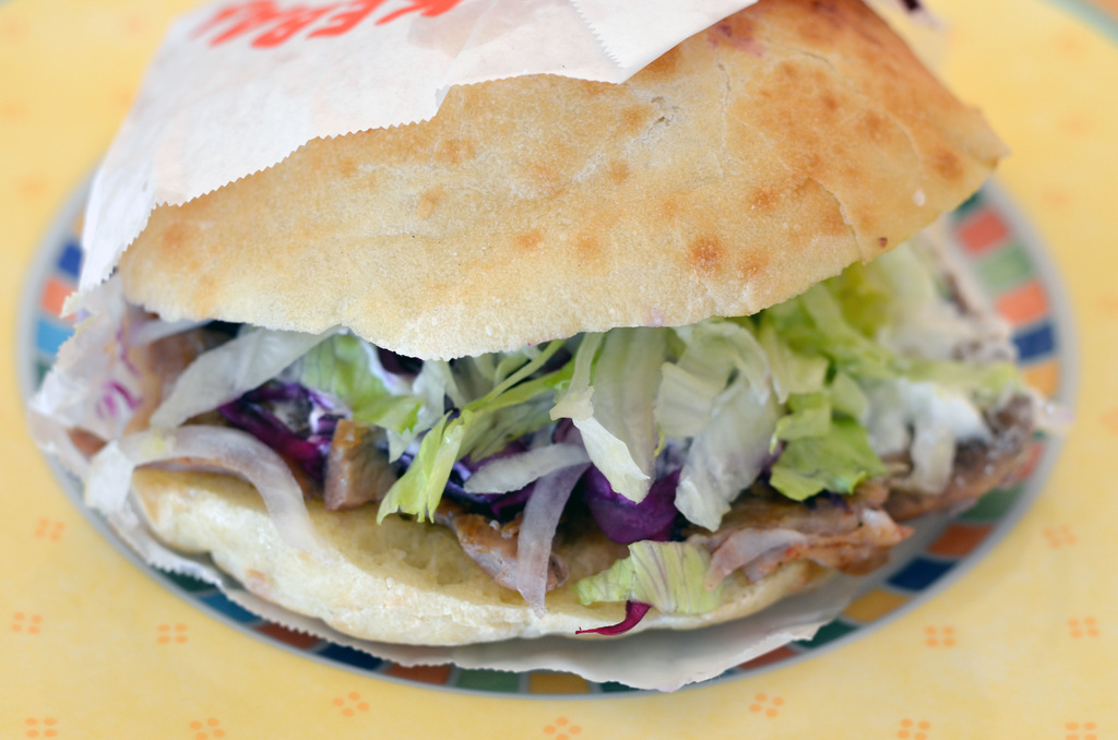 Döner Kebab auf Teller