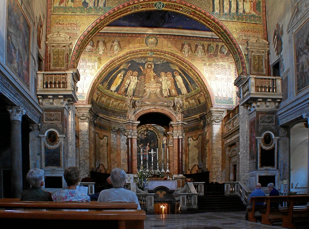Roma Santa Prasede BW 1