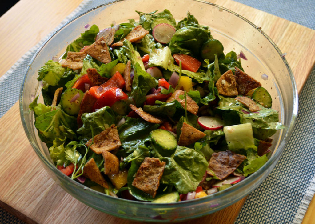 Fattoush mixed-salad