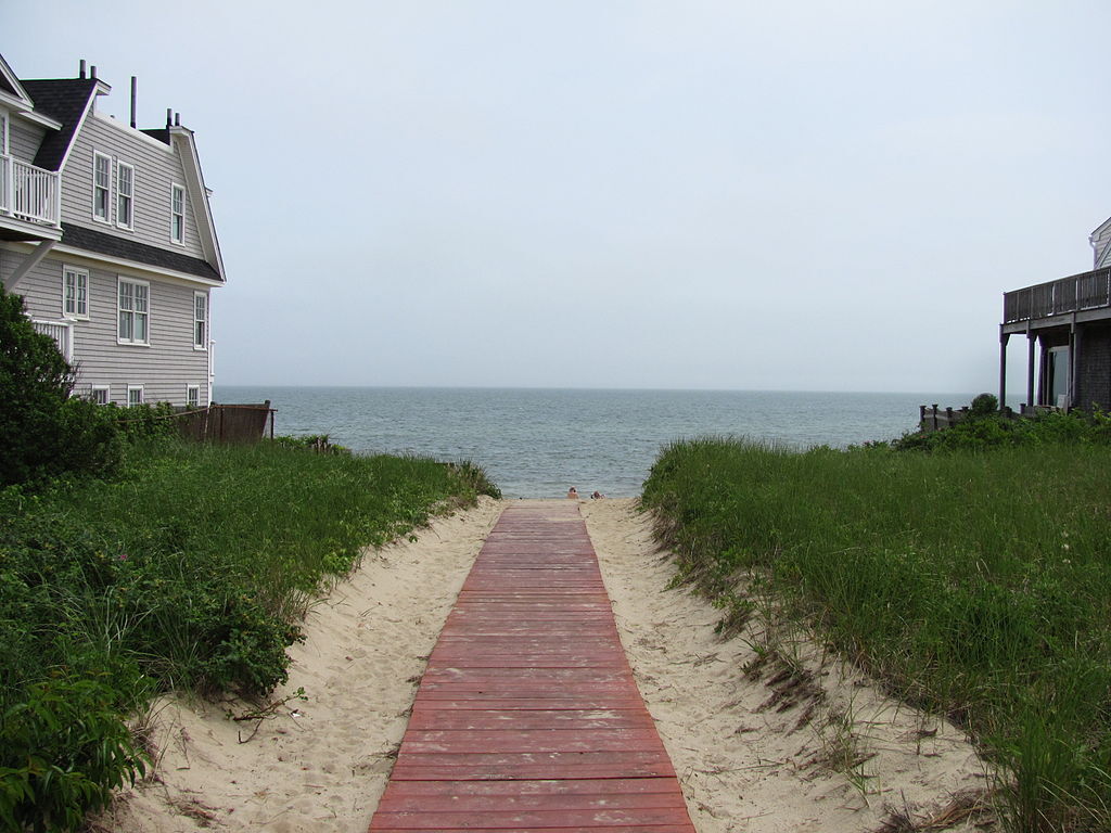 Boardwalk to Depot Street Beach, Dennis Port MA