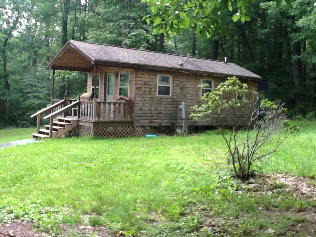 A luxury cabin at Free Spirit Campground and Recreation Center in Landisburg, Pennsylvania- 2014-06-20 17-36
