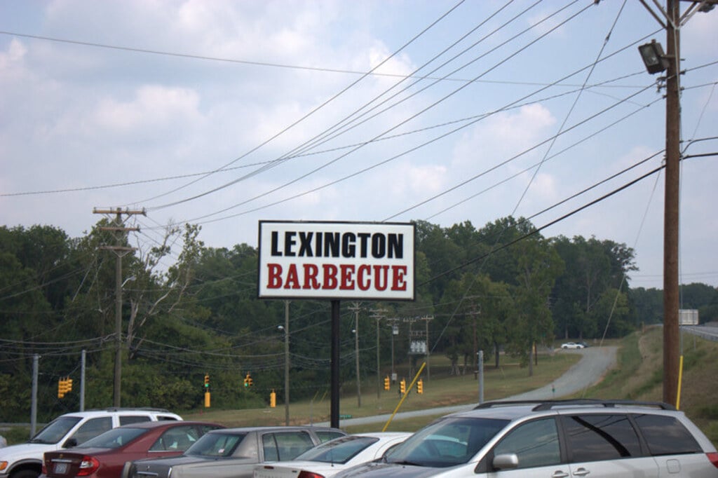 lexington bbq sign