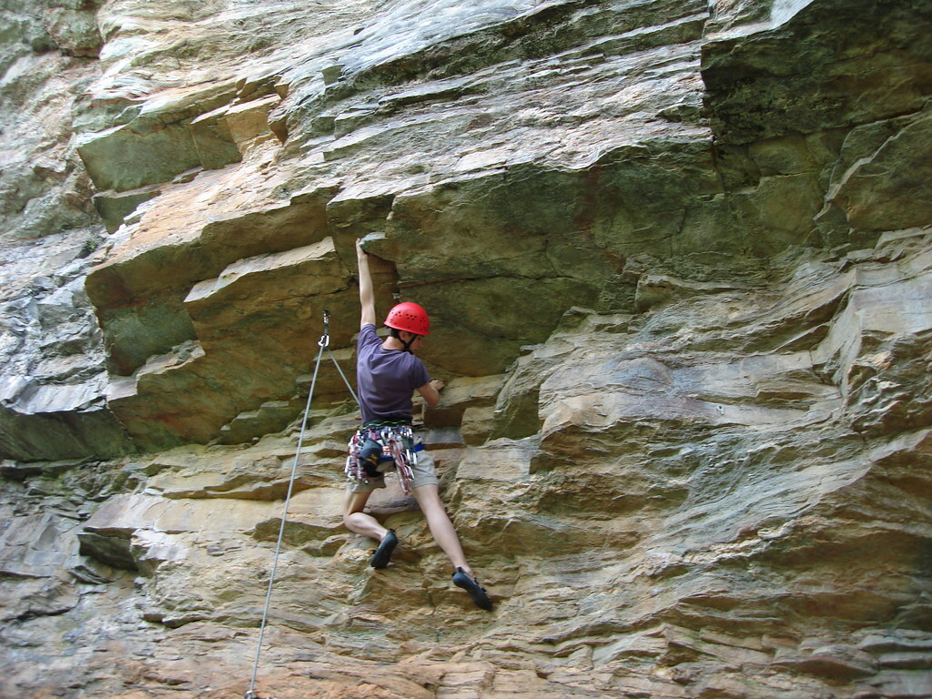 Climbing at Sauratown