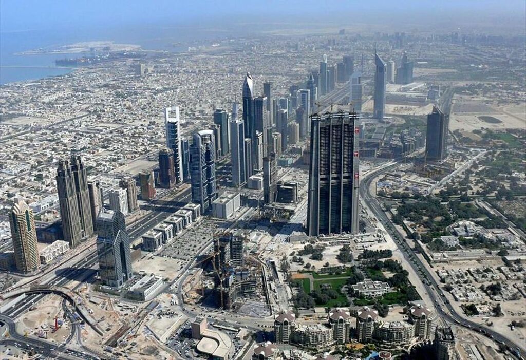 Sheikh Zayed Road on 30 March 2008