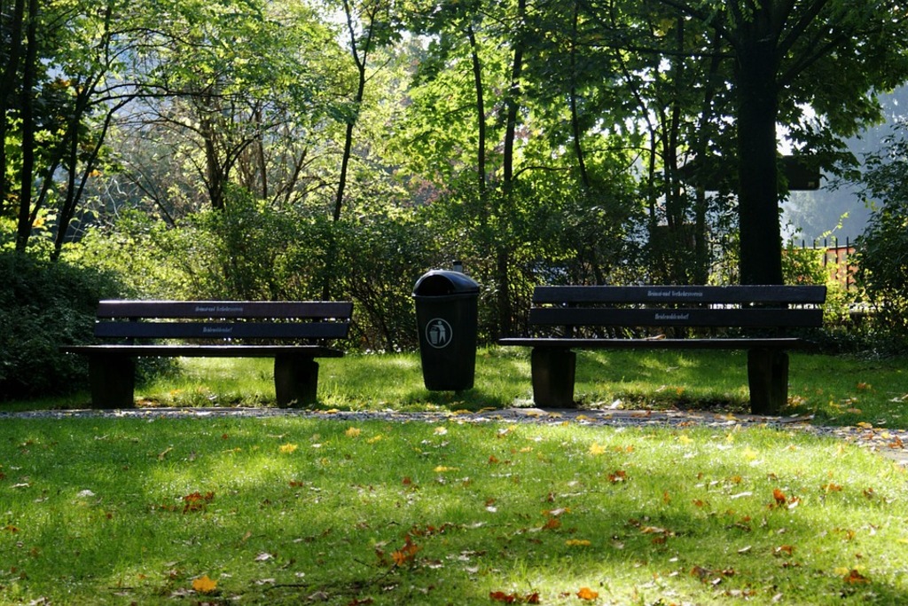park benches