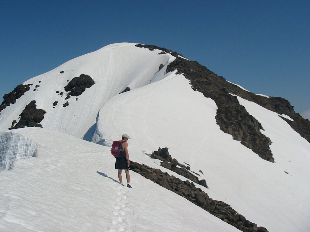 Penguin Peak summit. Chugach Mountains, Alaska