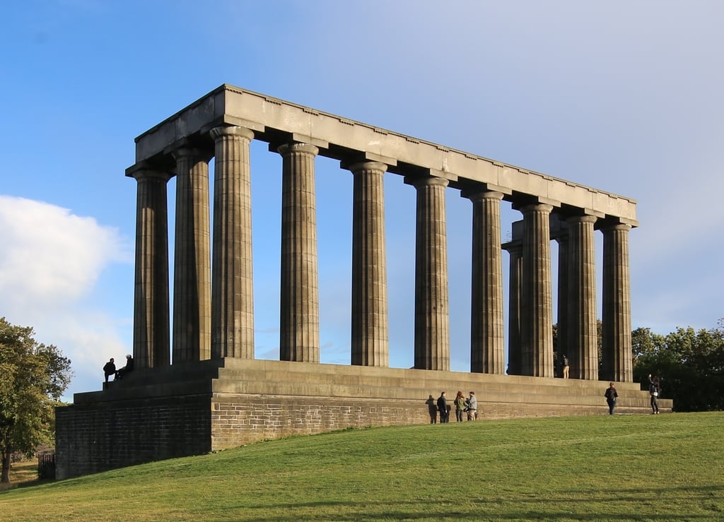 National Monument of Scotland evening