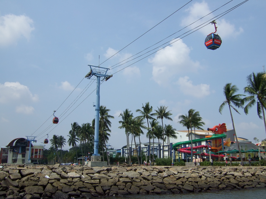 Cable car Gondola Ancol Jakarta Bay City
