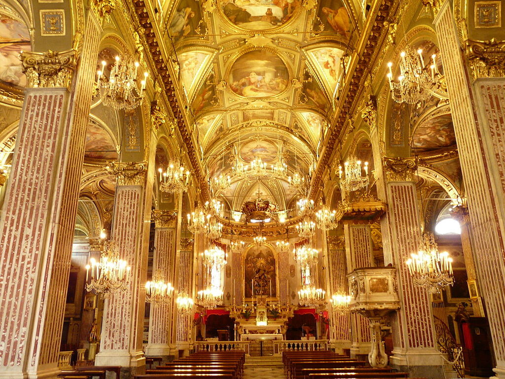 Camogli-basilica santa maria assunta-interni1