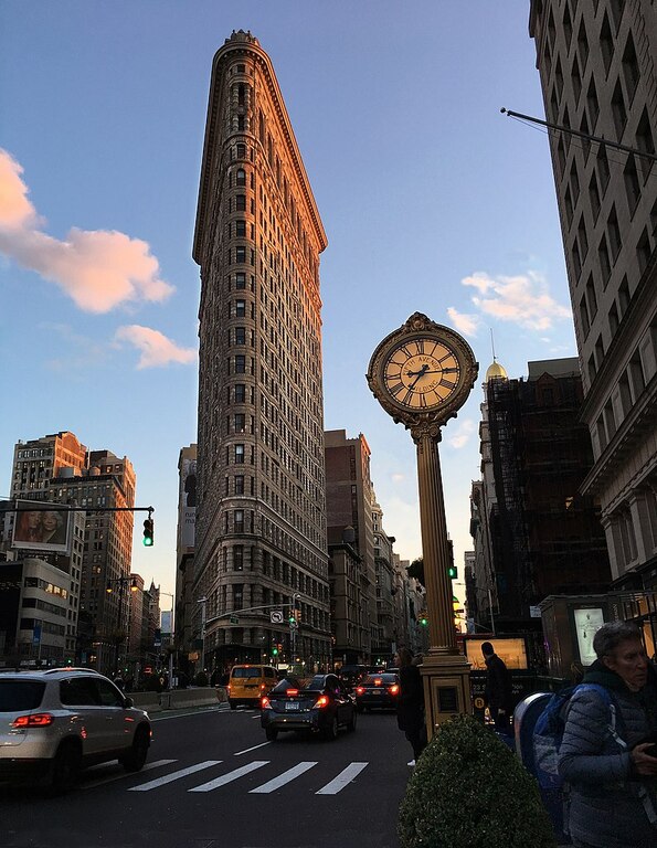 The Flatiron Building in Manhattan