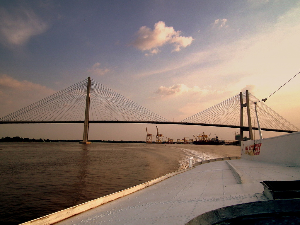 Saigon river vietnam jan 2012